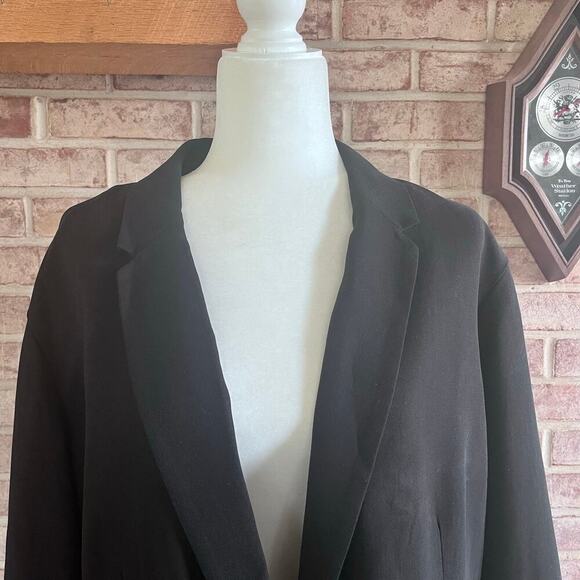 NWT: EVERLANE Black Single Button Front  The Easy Blazer Size 16 (L410) - Picture 8 of 10